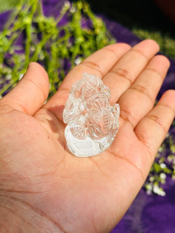Clear Quartz Ganesh - Image 2