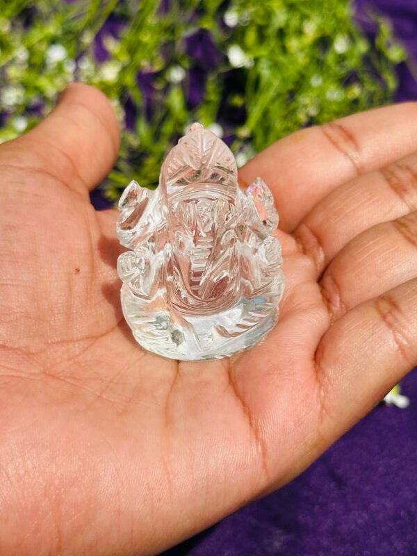 Clear Quartz Ganesh