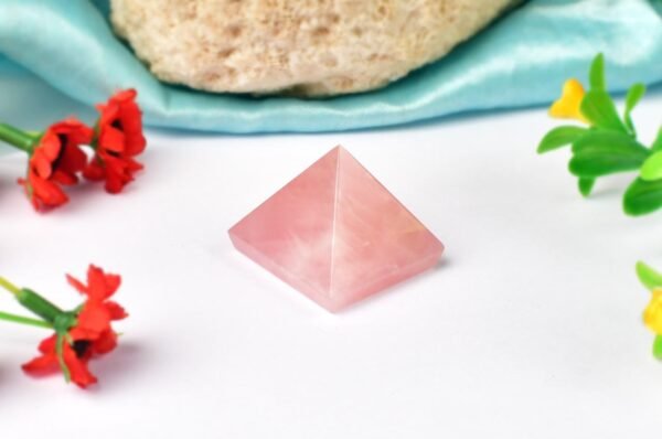 Rose Quartz Pyramid - Image 2