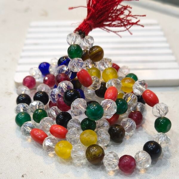 Natural Navratan mala - Image 2