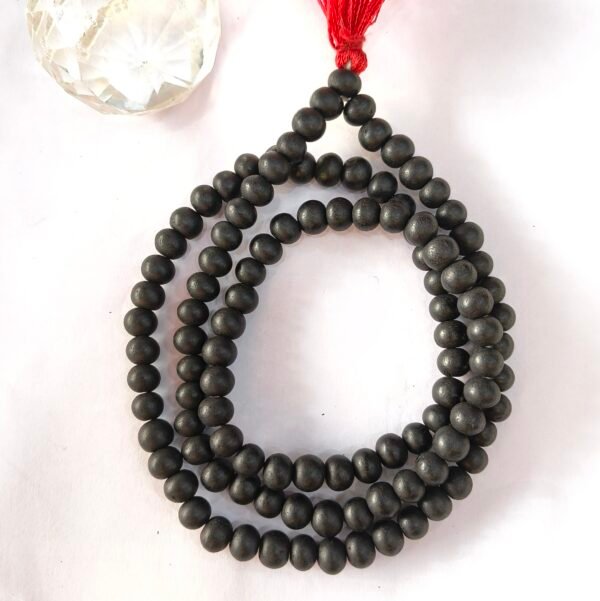 Original 7mm karungali mala 108+1 Beads Ebony Mala with ISO Certified