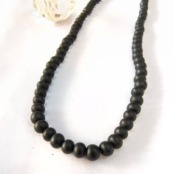 Original 7mm karungali mala 108+1 Beads Ebony Mala with ISO Certified - Image 3
