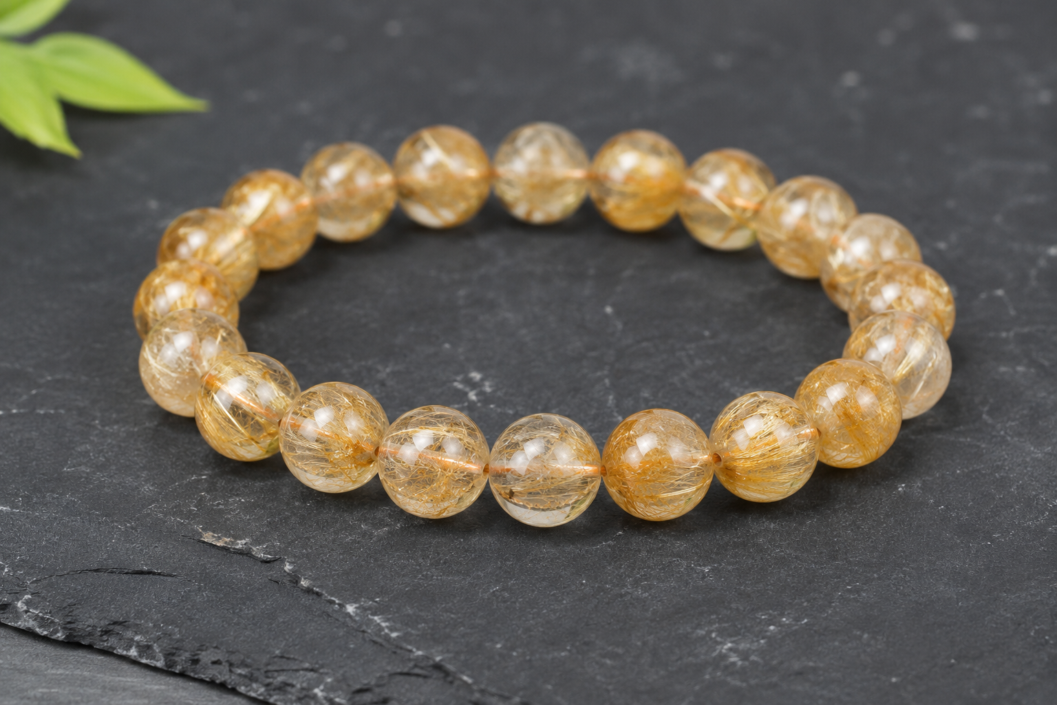Rutilated Quartz Bracelet