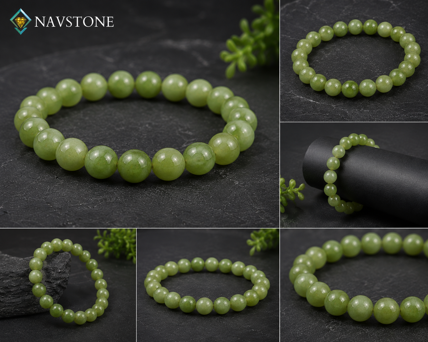 Green Jade Bracelet - Image 2