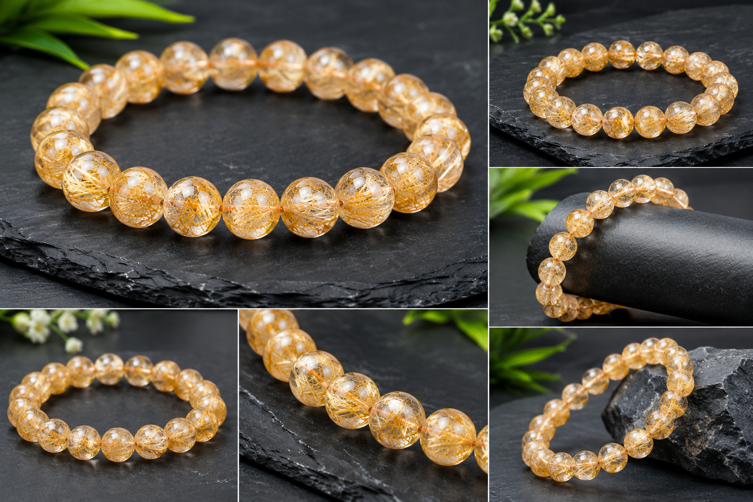 Rutilated Quartz Bracelet - Image 2